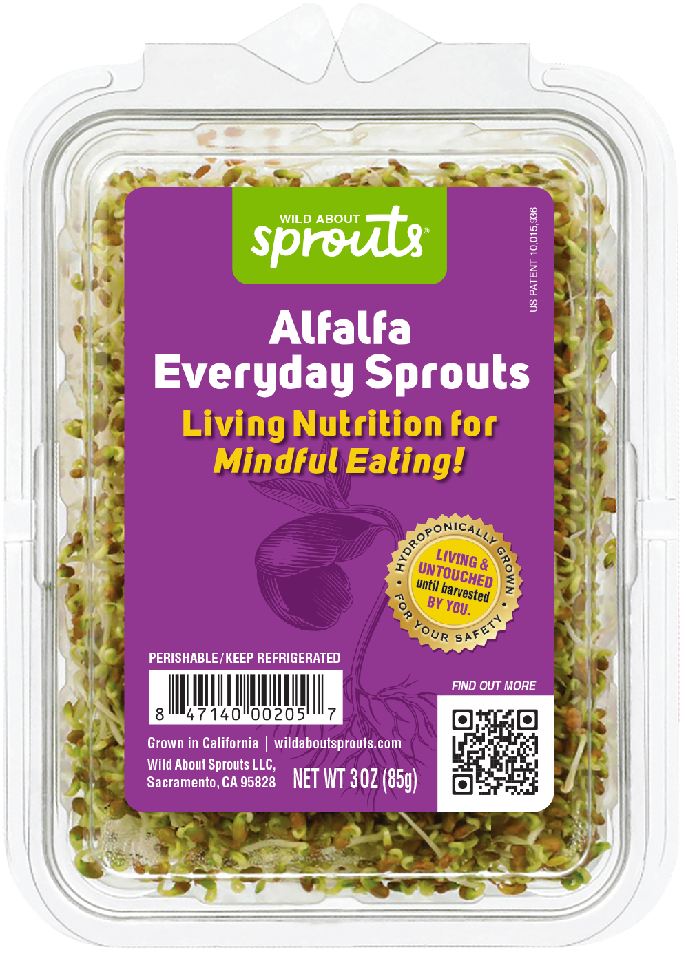 Alfalfa Everyday Sprouts Packaging
