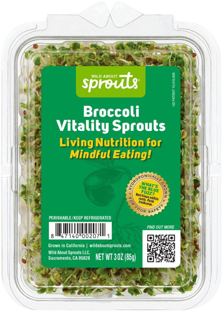 Broccoli Vitality Sprouts Packaging