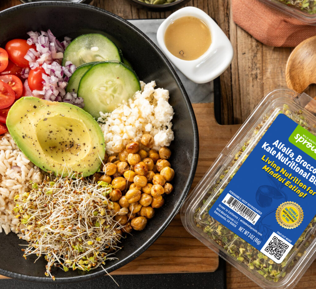 Avocado and Sprout Salad