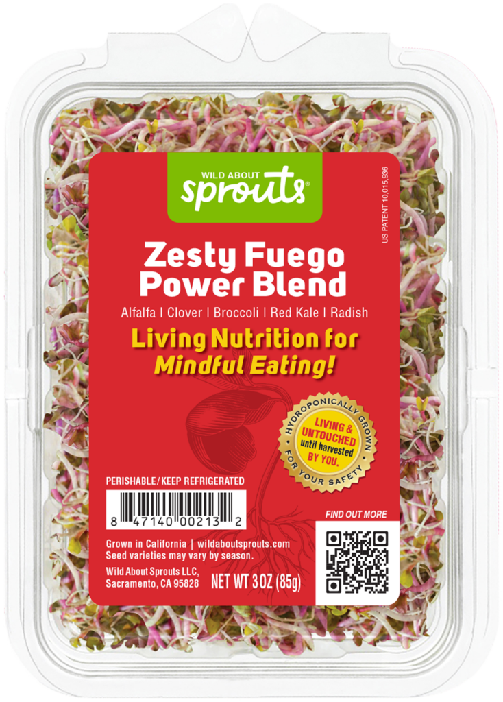 Wild About Sprouts Zesty Fuego Power Blend Sprouts — product image