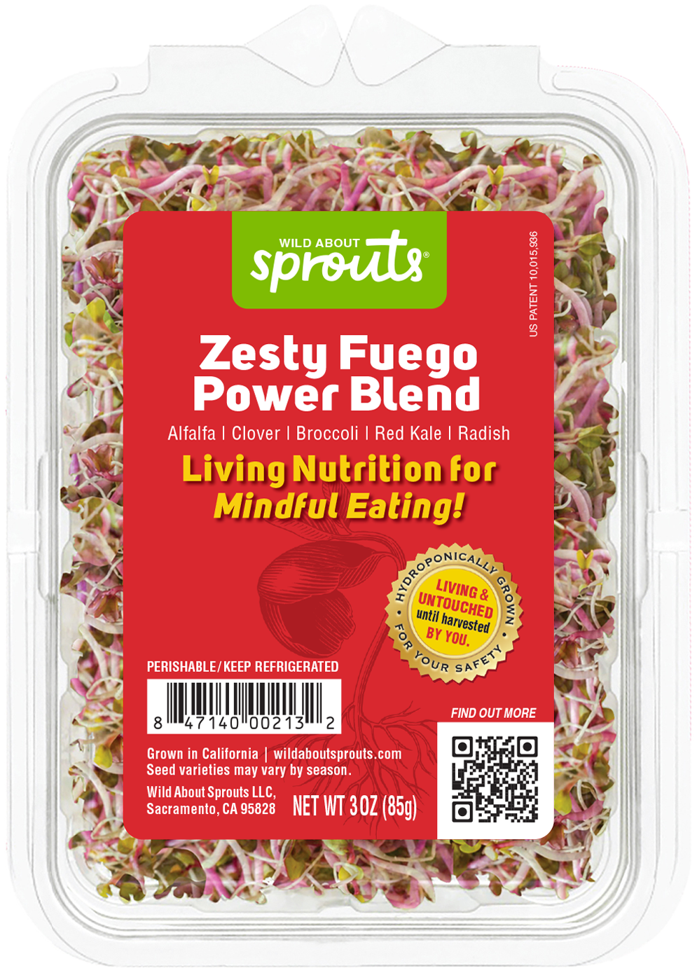 Zesty Fuego Power Blend Packaging
